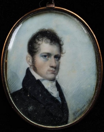 Francis Henry Lincoln dated 1816 by Henry Williams (1787-1830)  ***Portrait for Sale***  ***PLACE A BID*** WILLIS HENRY AUCTIONS, INC. Marshfield, MA  April 14th, 2018  11 A.M. Lot 0126B   